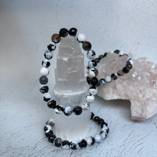 Faceted Orca Agate