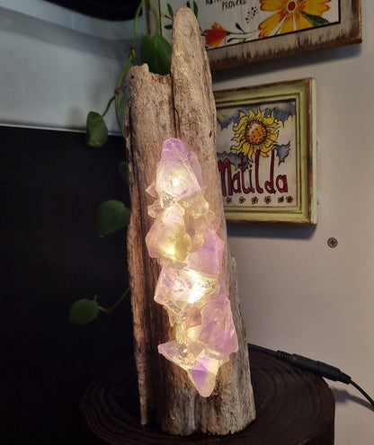 Crystal Lamp - Amethyst