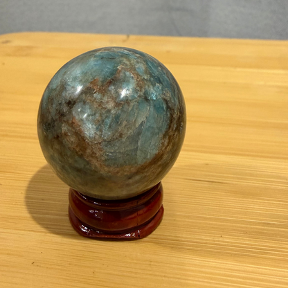 Blue Apatite Spheres