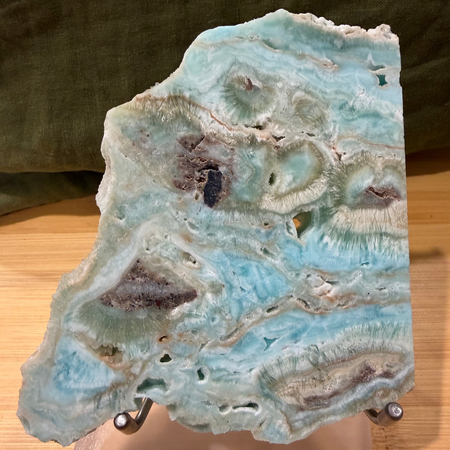Blue Aragonite Slab