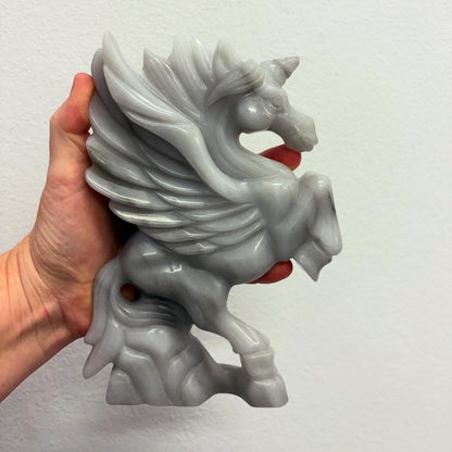 Jasper carved unicorn