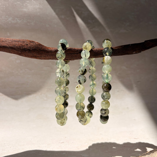 Prehnite Beaded Bracelet 8mm