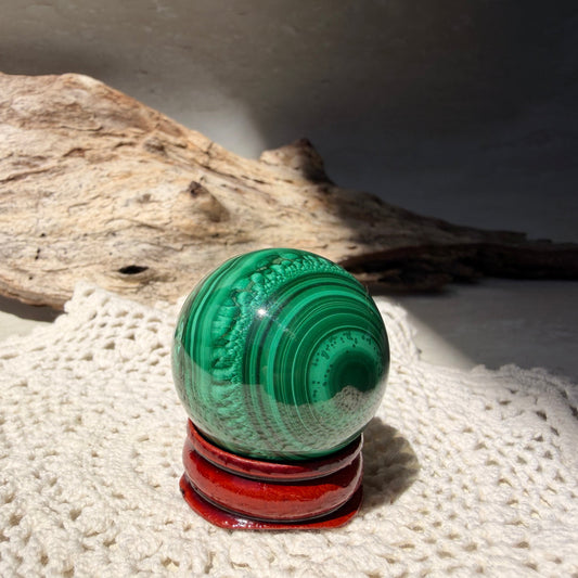 Malachite Sphere 1