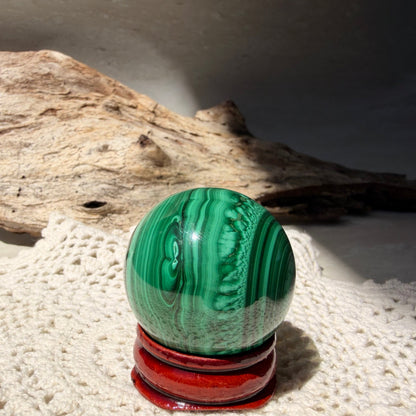 Malachite Sphere 1