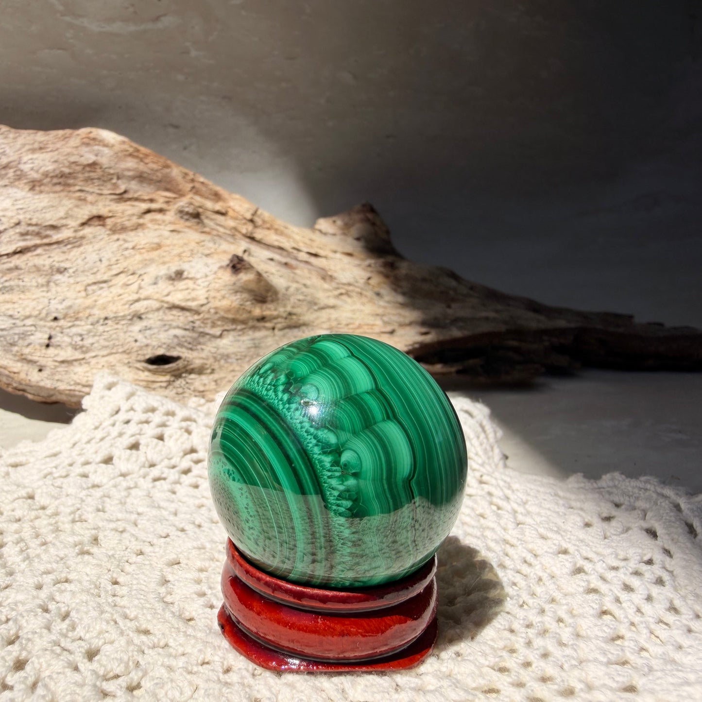 Malachite Sphere 1