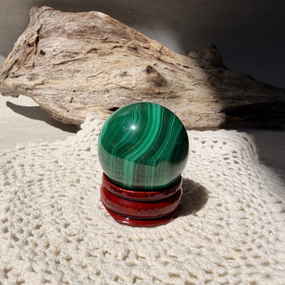 Malachite Sphere 2