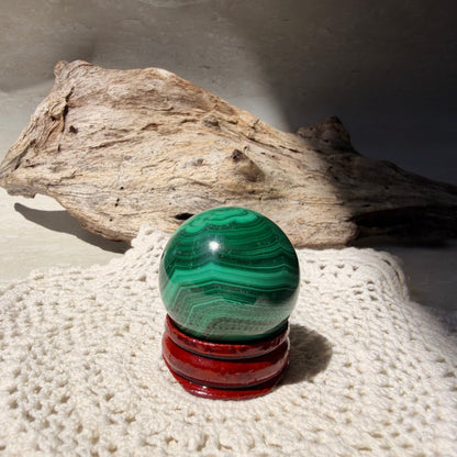 Malachite Sphere 2