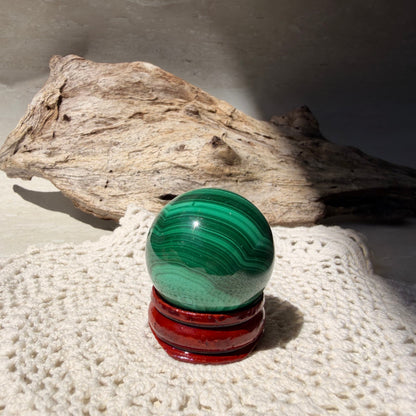Malachite Sphere 2