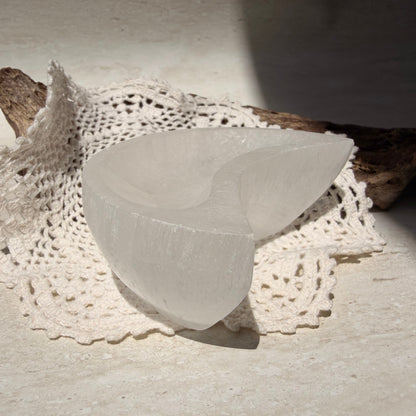Moon Selenite Bowl