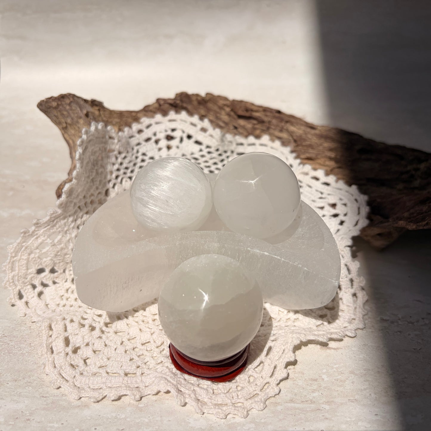 Selenite Sphere - 4cm