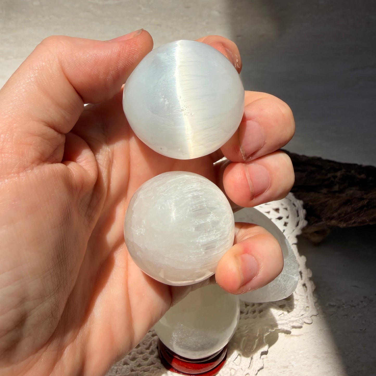 Selenite Sphere - 4cm
