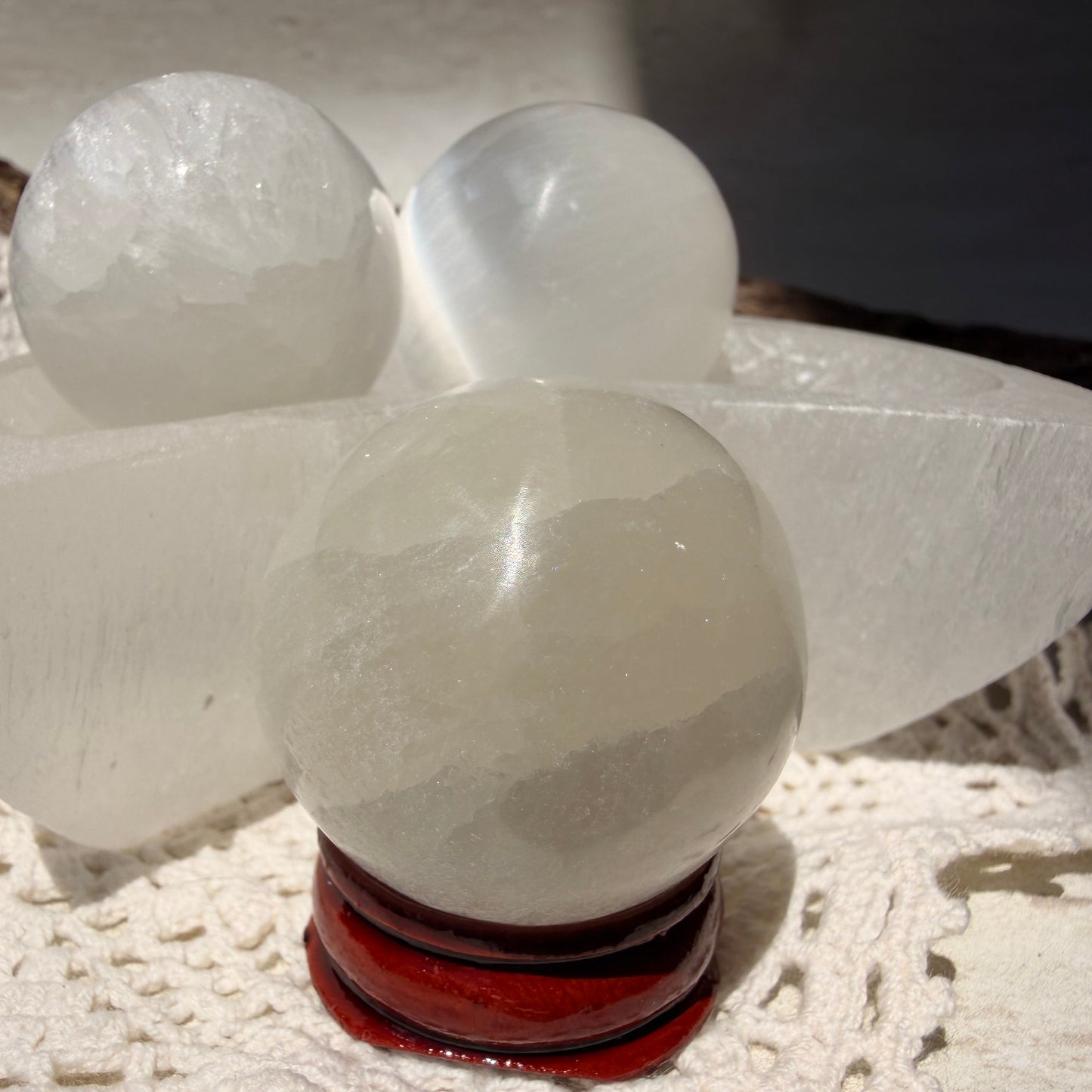 Selenite Sphere - 4cm