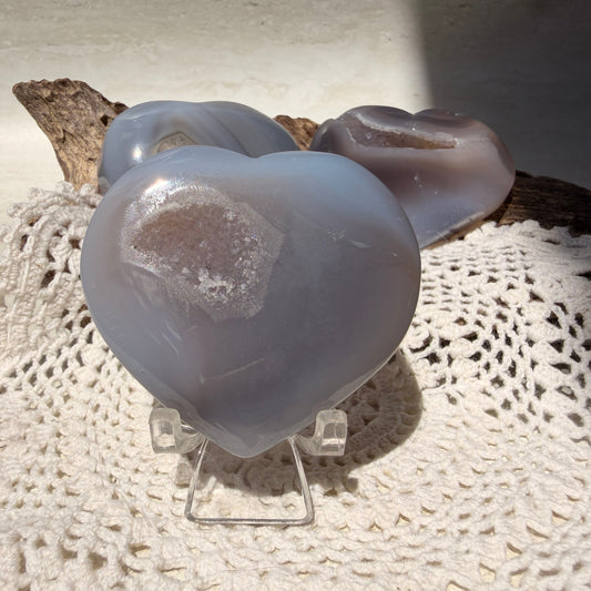 Druzy Agate Heart 2