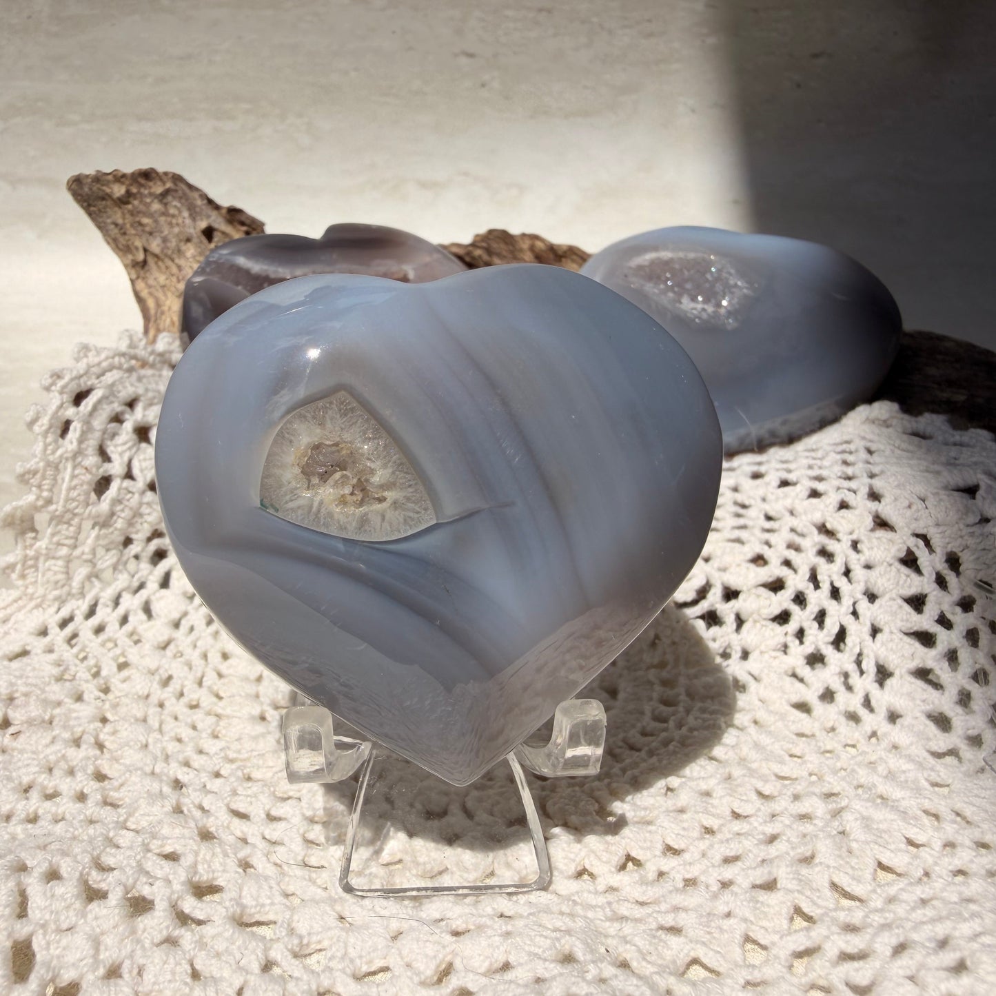 Druzy Agate Heart 1