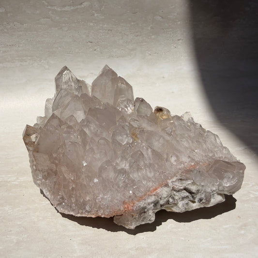 Clear/Smoky Quartz Cluster - MED