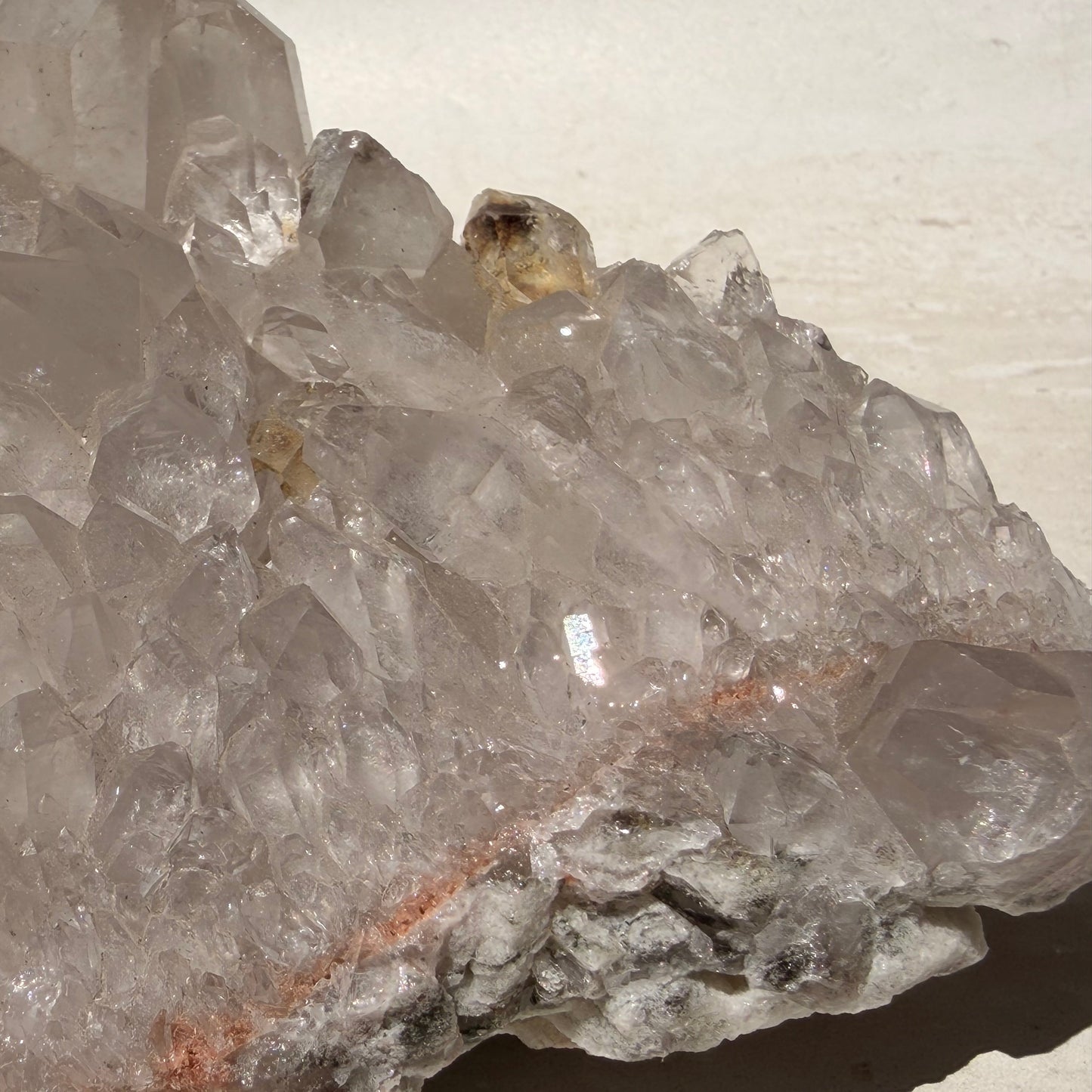 Clear/Smoky Quartz Cluster - MED