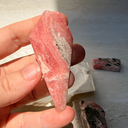 Rhodochrosite Semi Polished Pieces