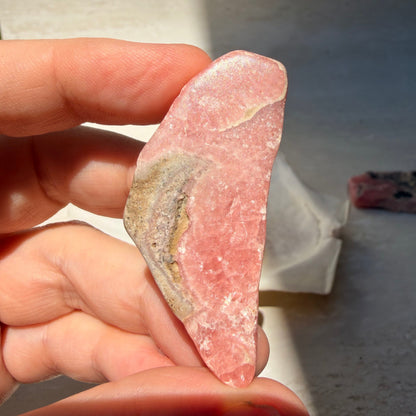 Rhodochrosite Semi Polished Pieces