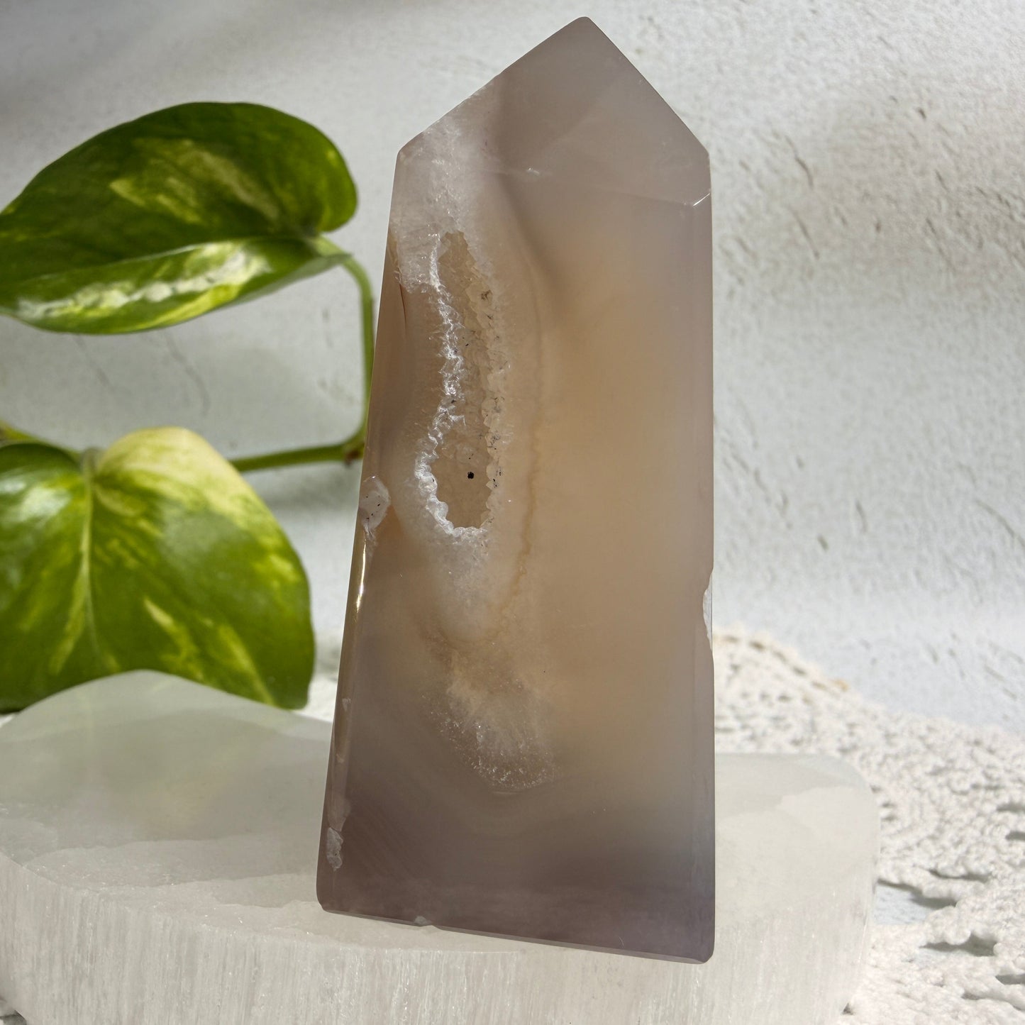 Druzy Agate Tower 1