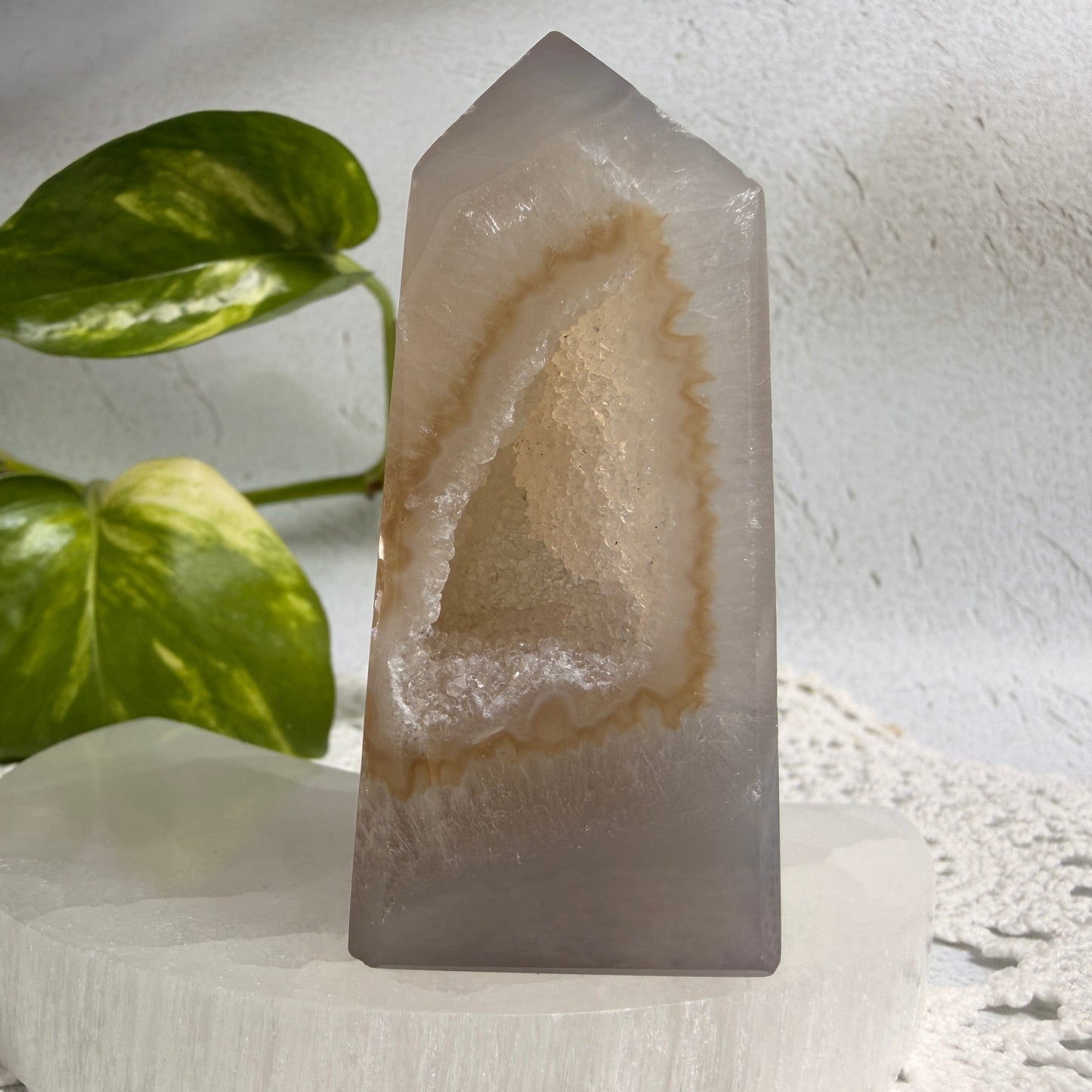 Druzy Agate Tower 1