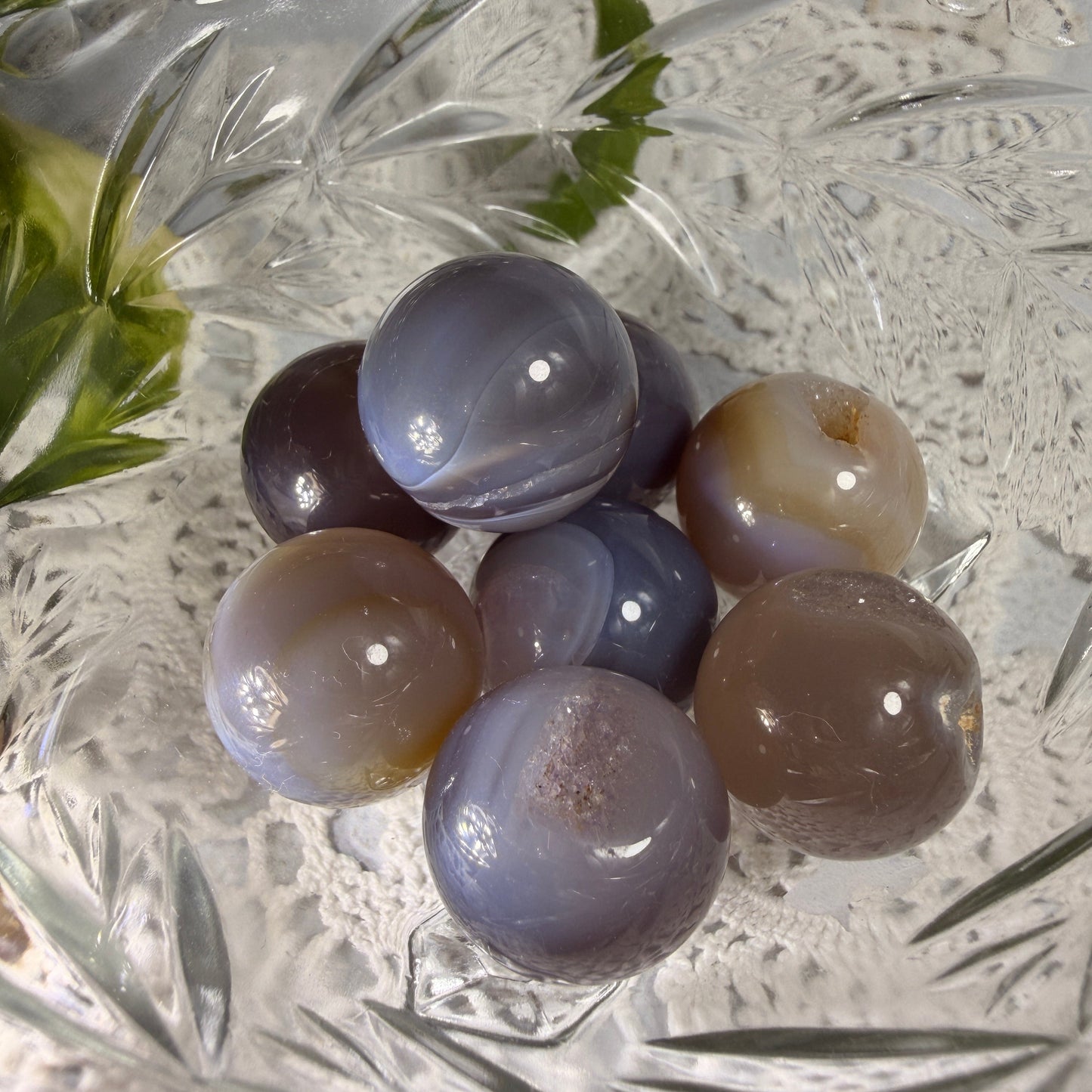 Mini Druzy Agate Spheres