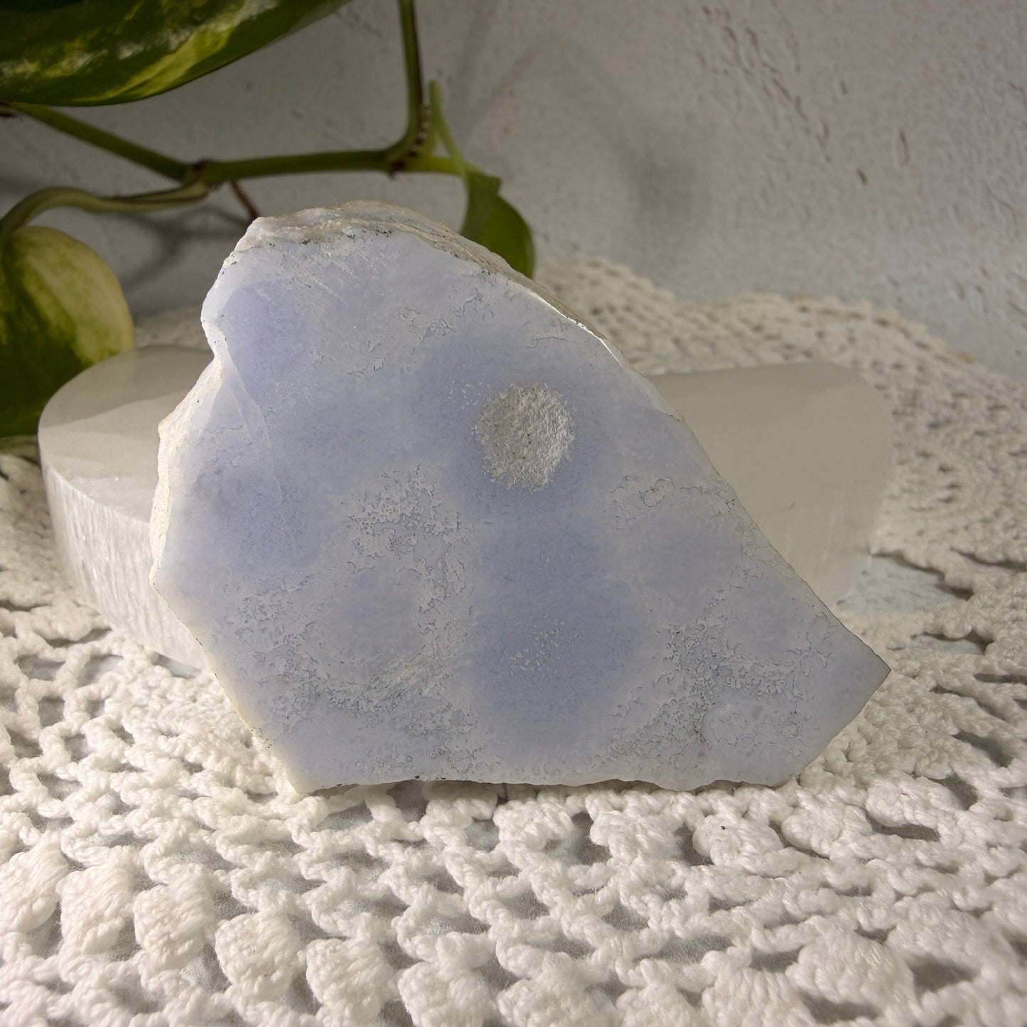 Blue Lace Agate Slice