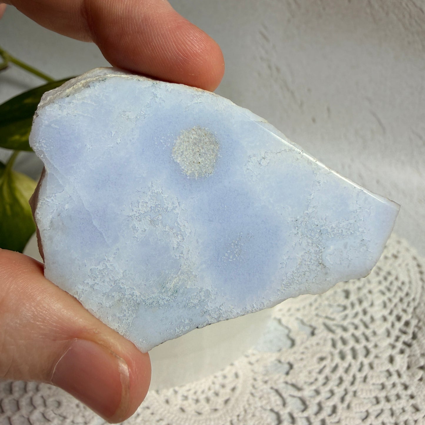 Blue Lace Agate Slice