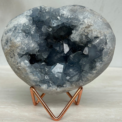 Celestine Heart Geode