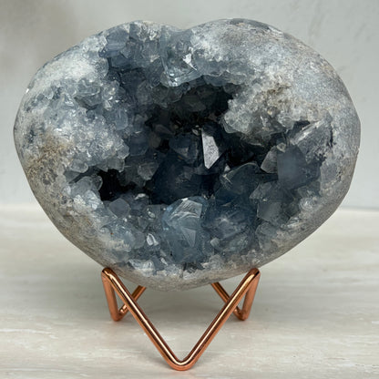 Celestine Heart Geode