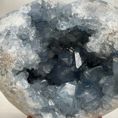 Celestine Heart Geode