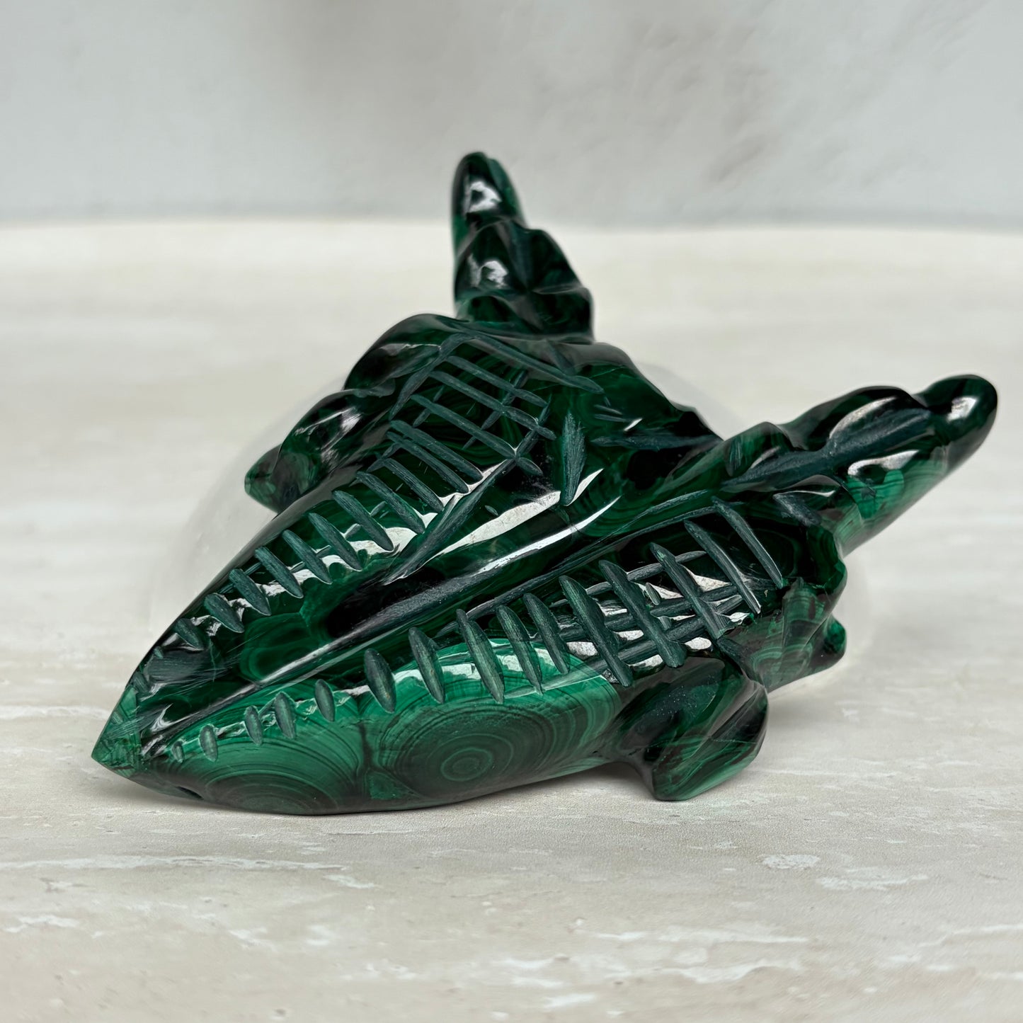 Malachite Twin Crocodile
