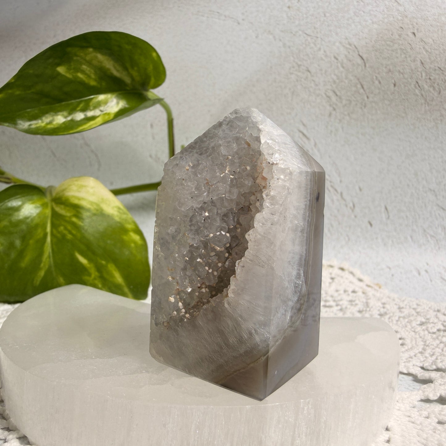 Druzy Agate Tower 2