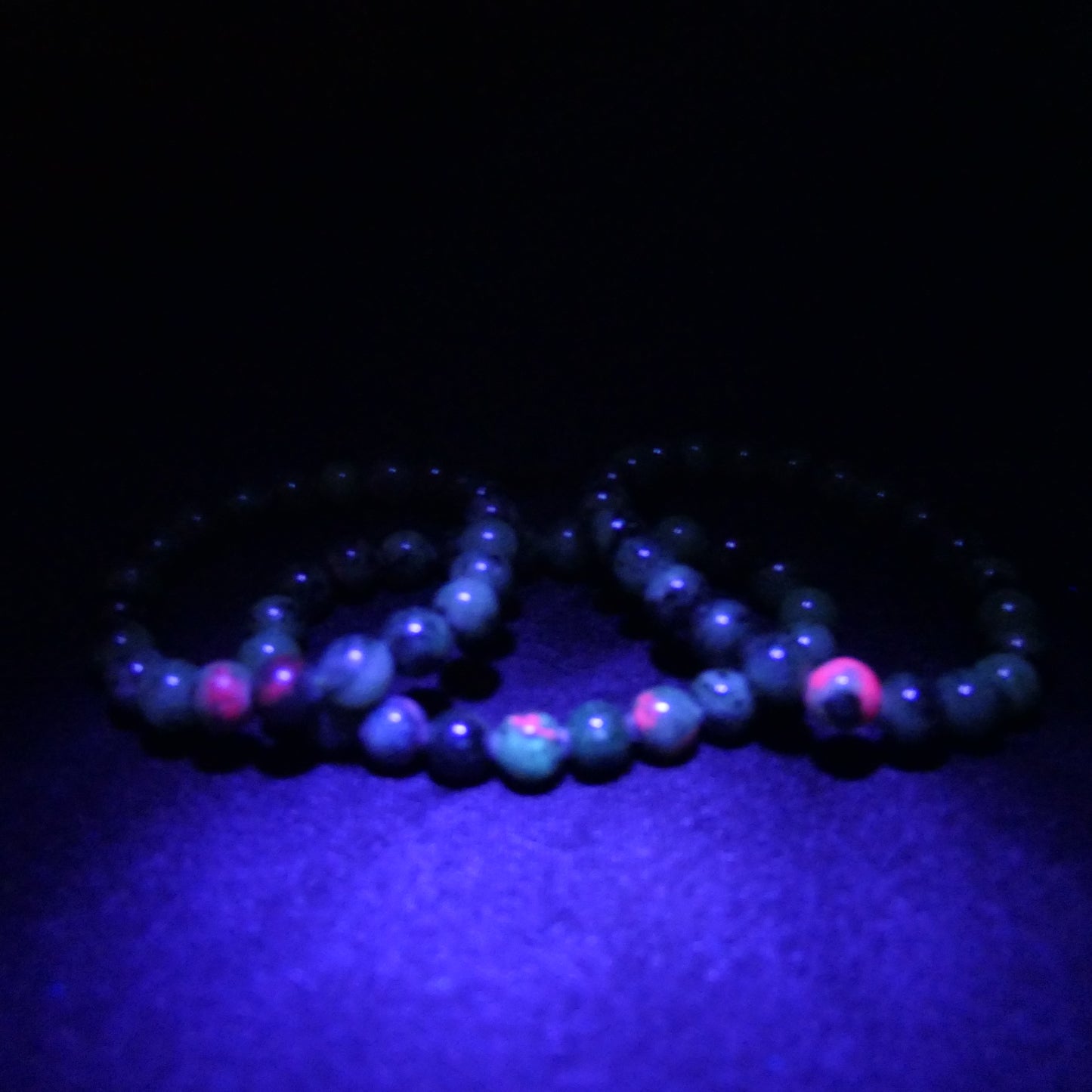 Ruby Zoisite Bead Bracelet 8mm