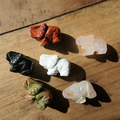 Small Elephant Carvings