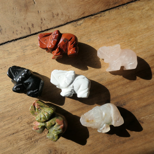 Small Elephant Carvings