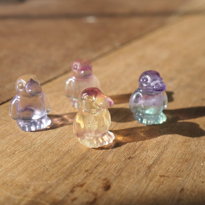 Fluorite Penguins- mini