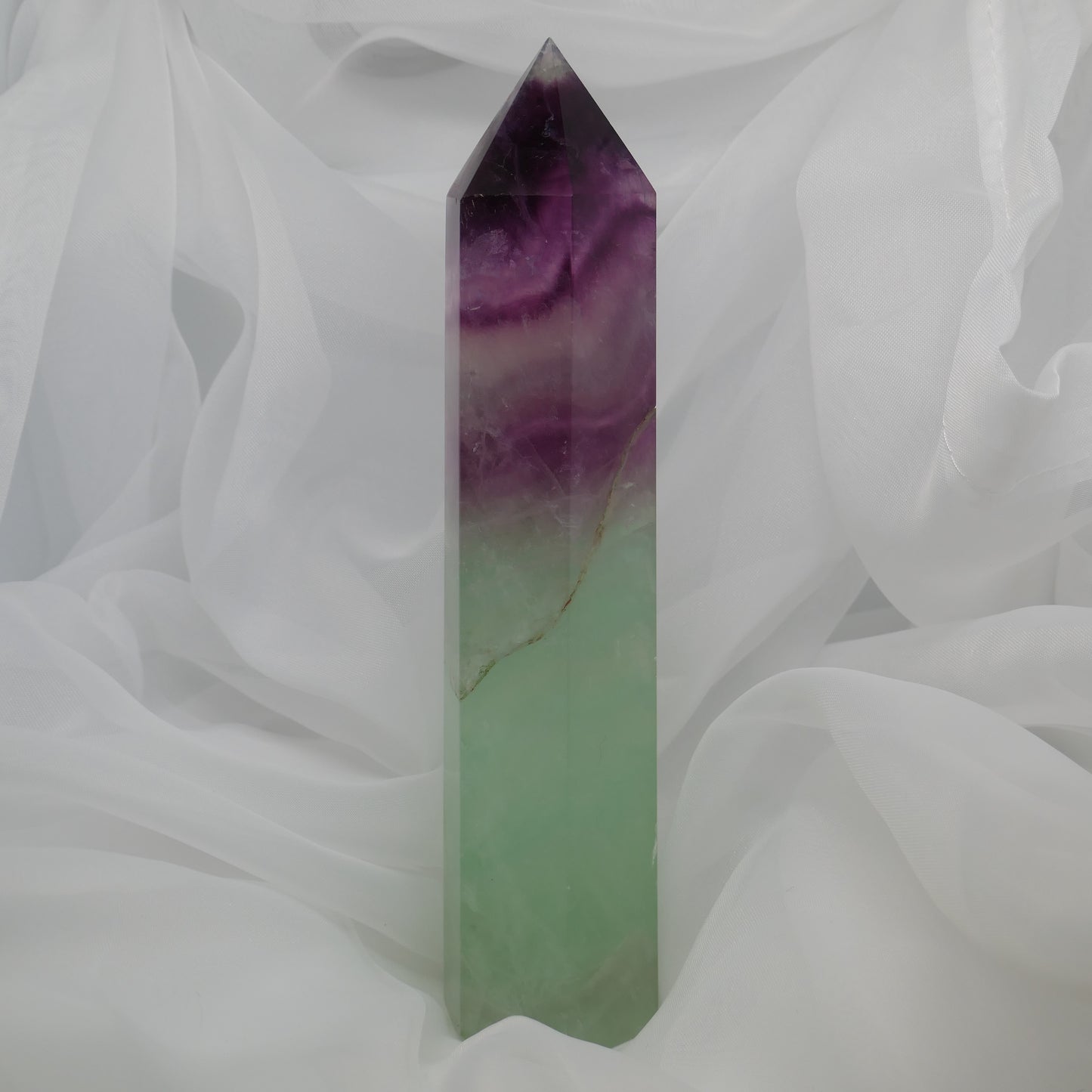 Watermelon Fluorite Tower
