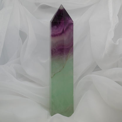 Watermelon Fluorite Tower