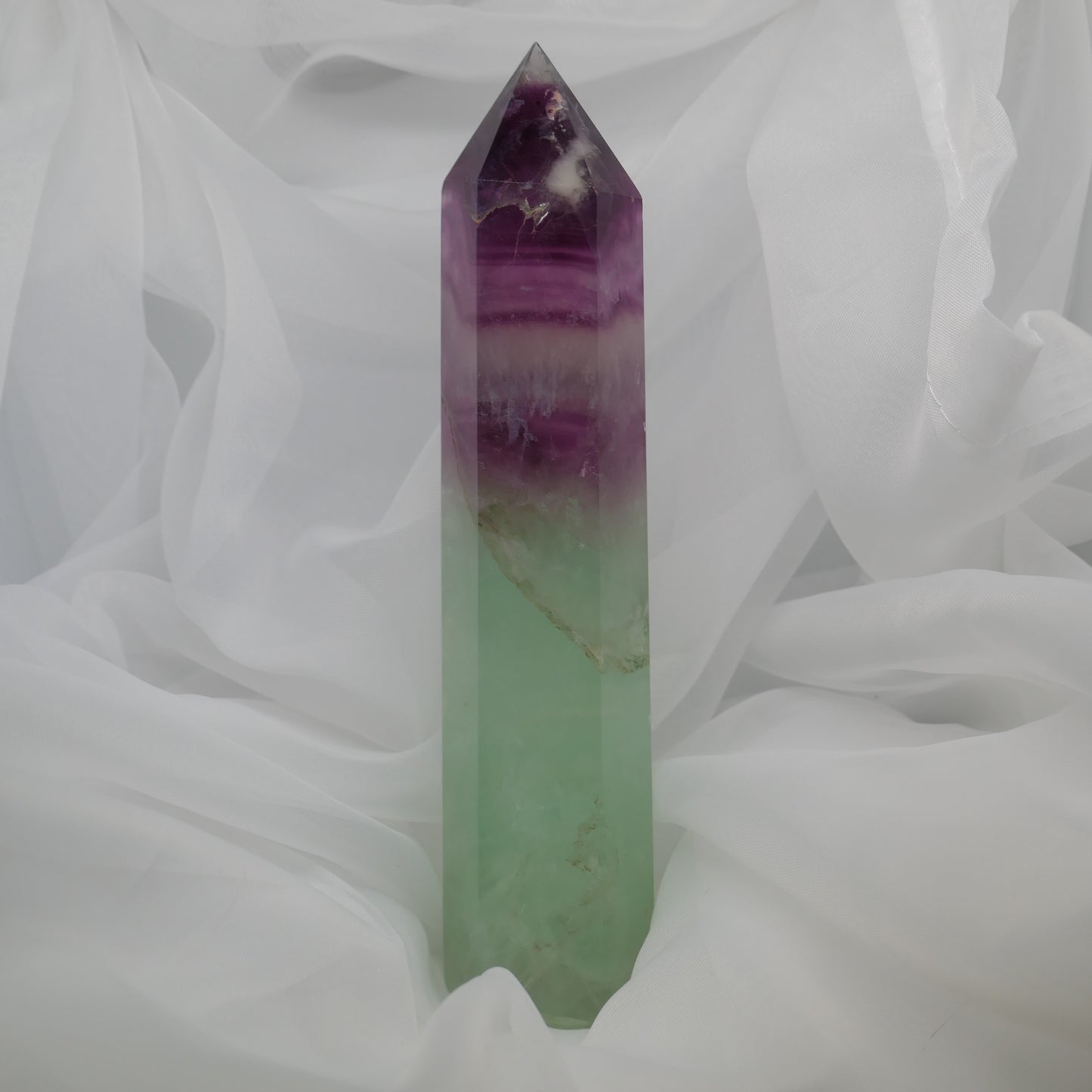 Watermelon Fluorite Tower