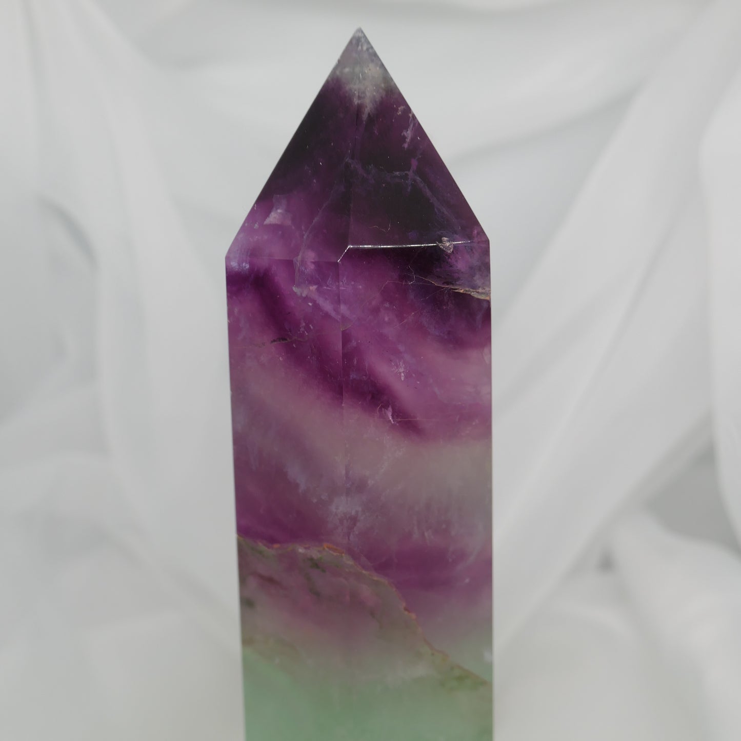 Watermelon Fluorite Tower