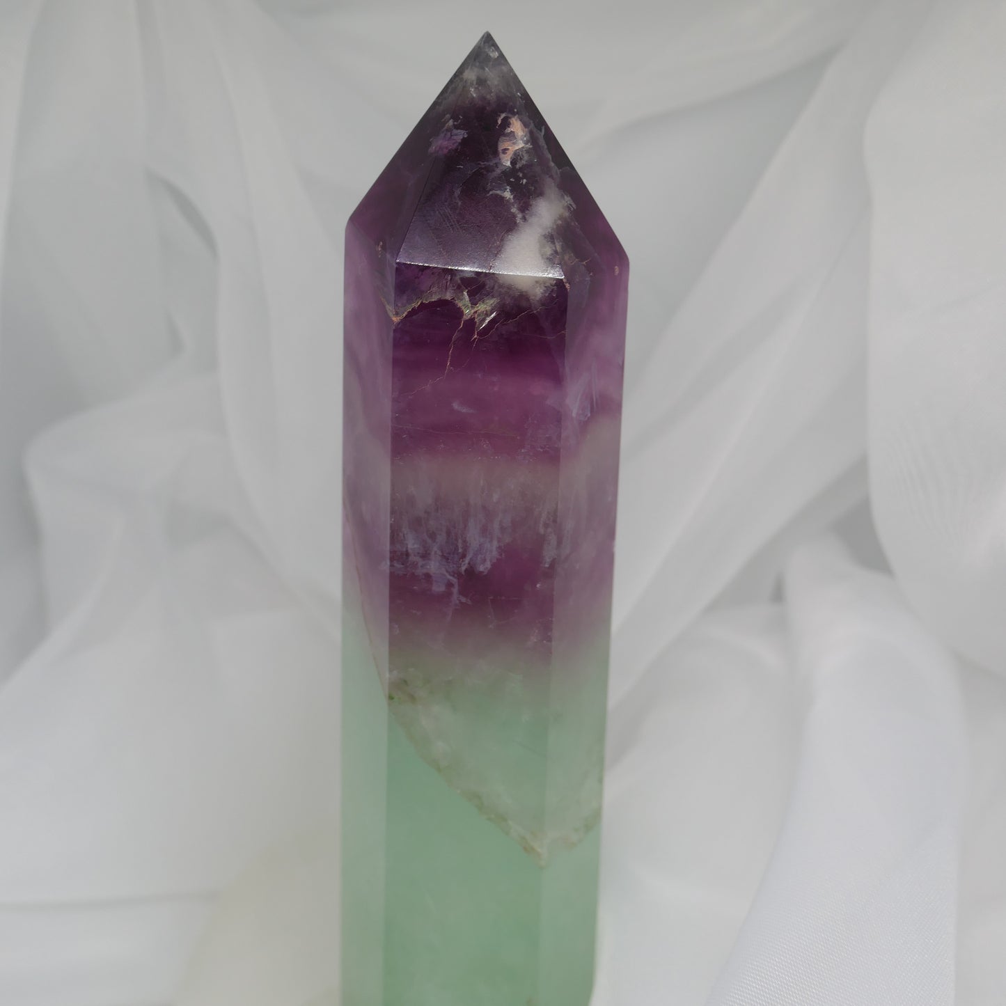 Watermelon Fluorite Tower