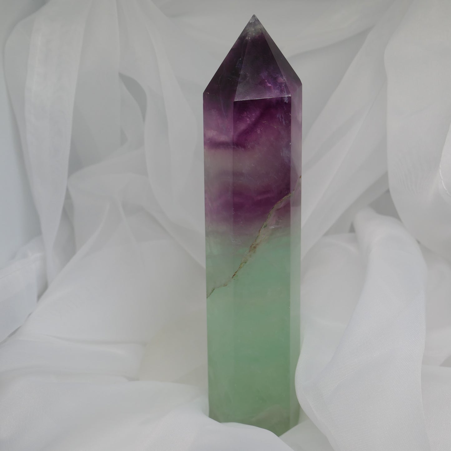 Watermelon Fluorite Tower