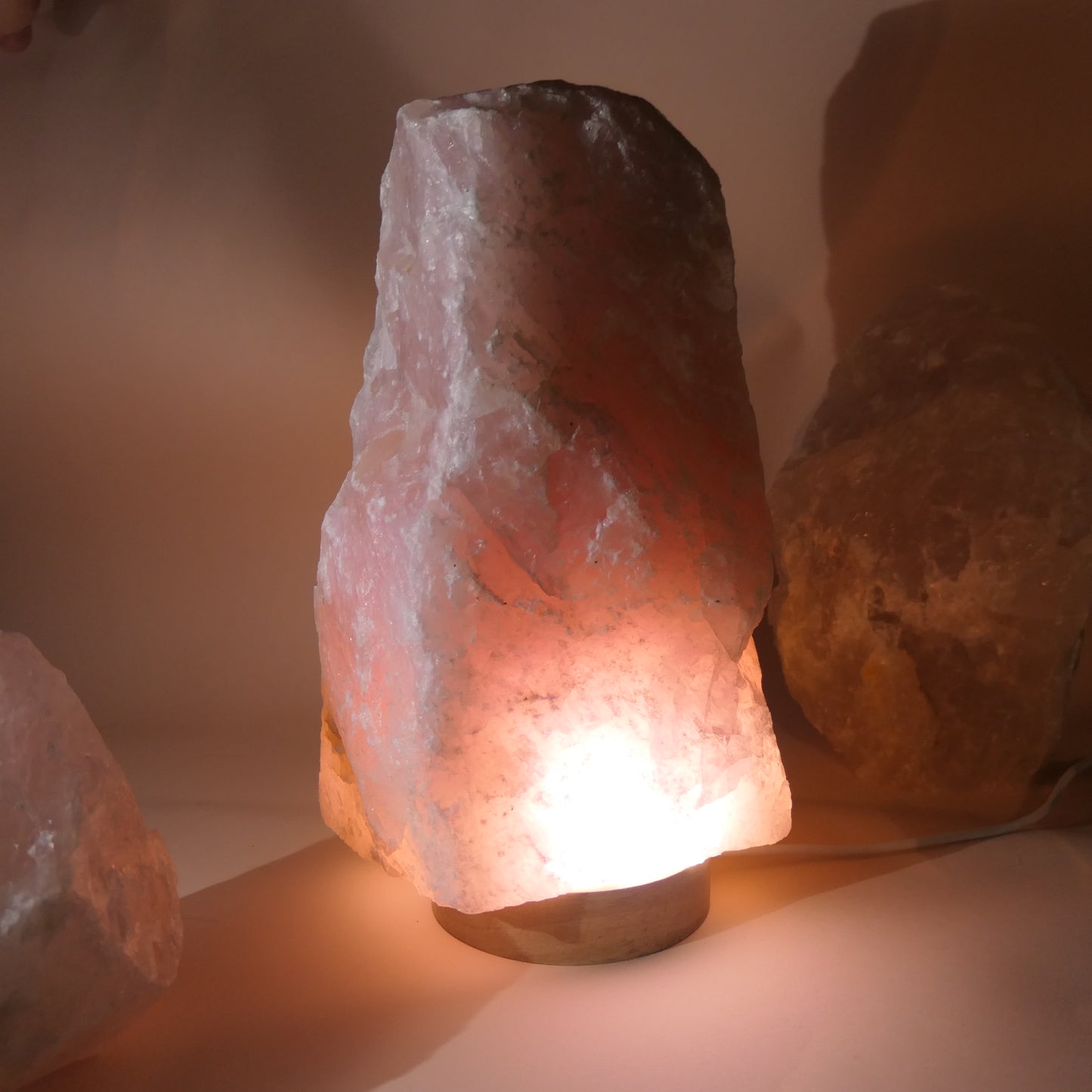 Rose quartz lamp 1.3