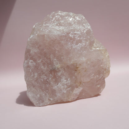 Rose quartz lamp small 1B