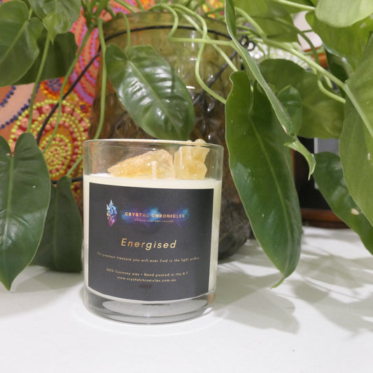 Energised - Citrine Candle with Energised Meditation