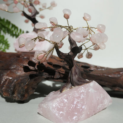 Rose Quartz Gem Tree