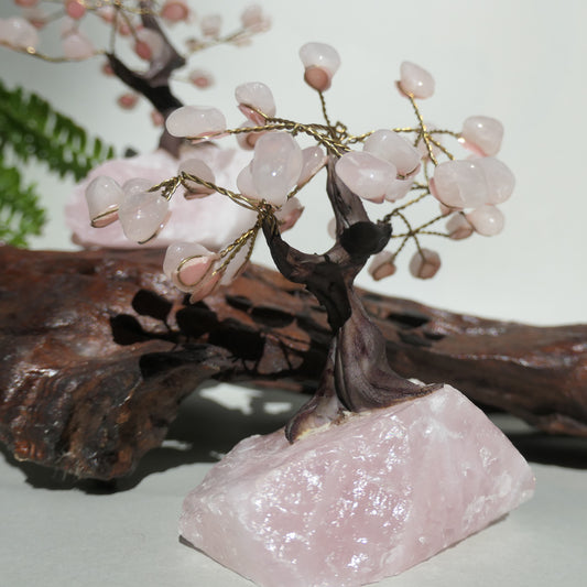 Rose Quartz Gem Tree