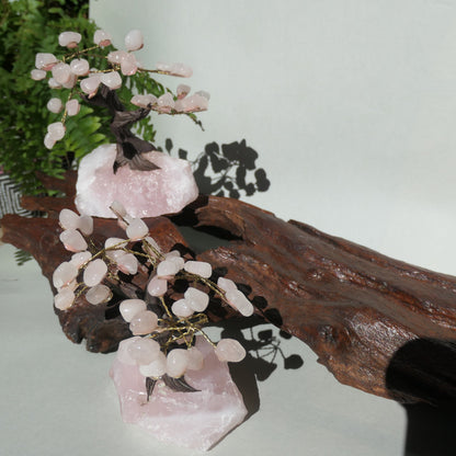 Rose Quartz Gem Tree