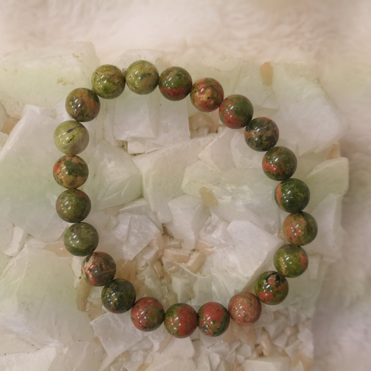 Unakite Bracelet 8mm