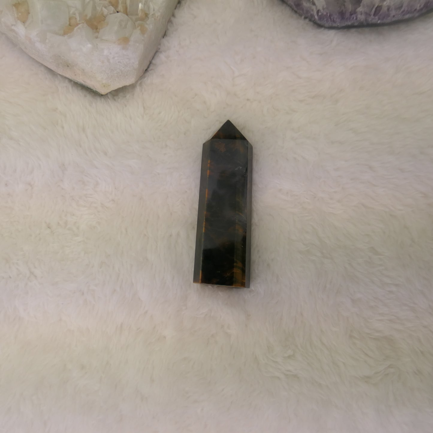 Tigers Eye Tower - Gold and Blue